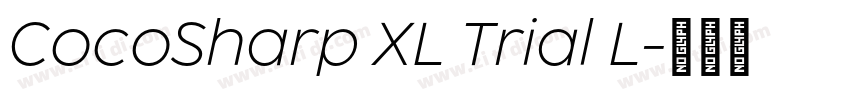 CocoSharp XL Trial L字体转换